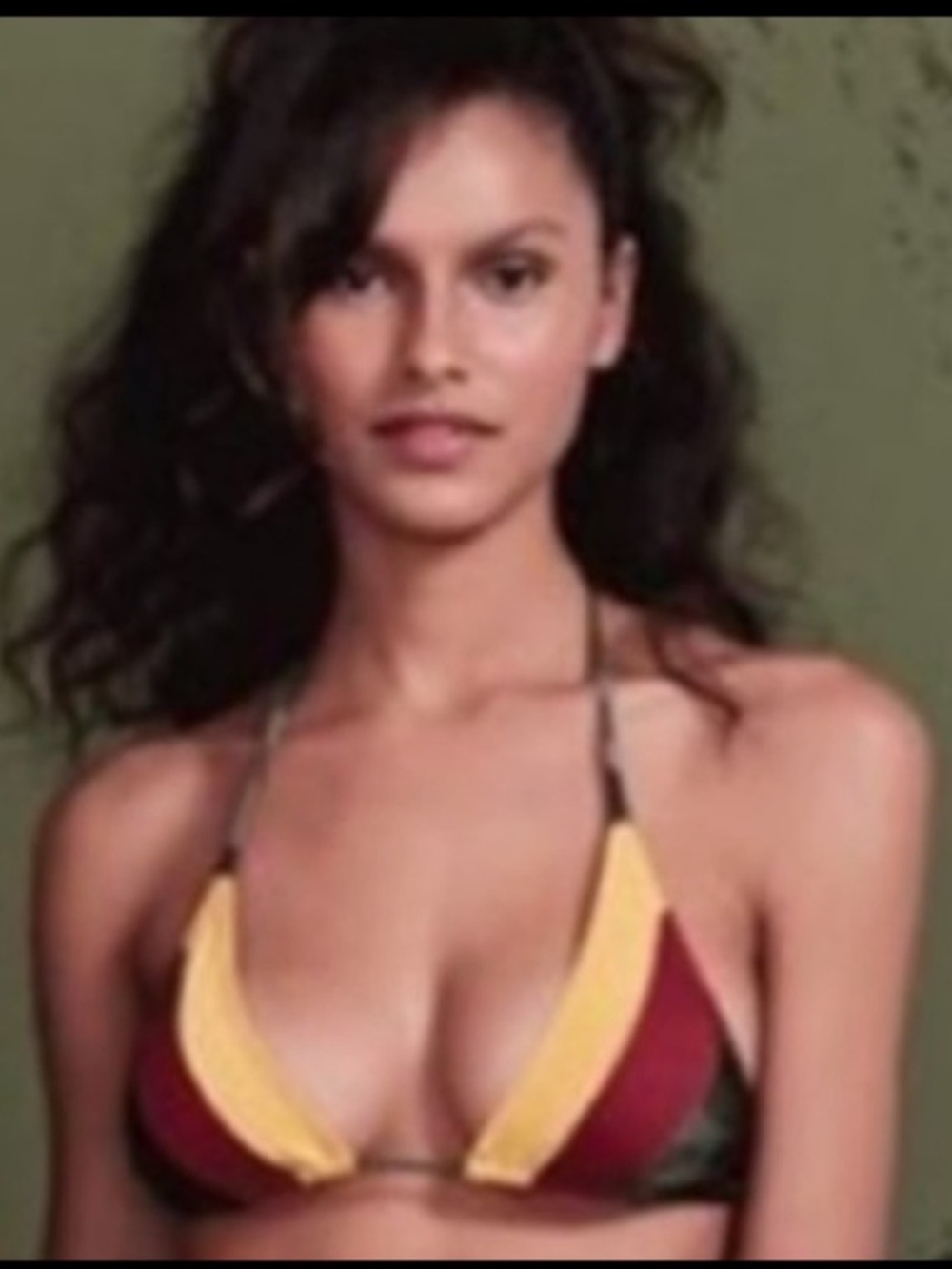 NWT Anthropologie Triya Cortininha Triangle Bikini Top